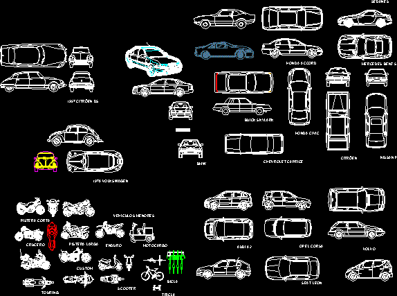 All Vehicles  Cars DWG Block for AutoCAD   Designs CAD