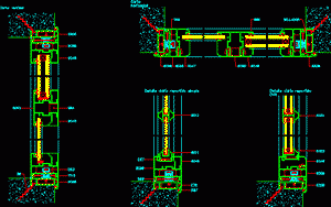 Aluar Aluminium Opening System DWG Detail for AutoCAD