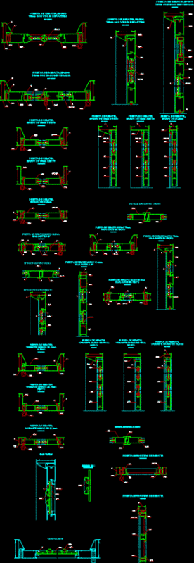 Aluar Aluminium Opening System DWG Detail for AutoCAD