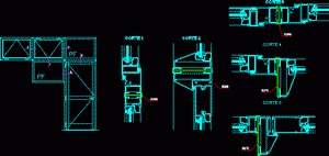 Aluar Aluminium Opening System DWG Detail for AutoCAD