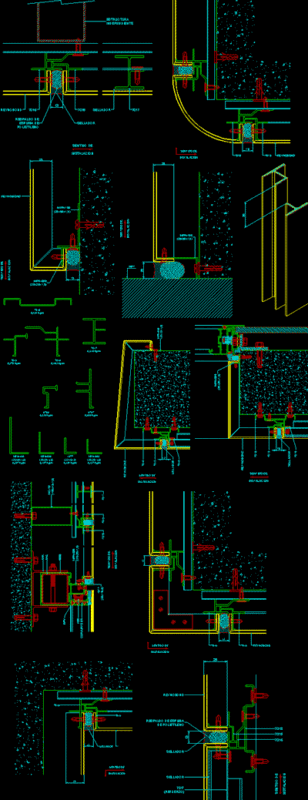 Aluar Aluminium Opening System DWG Detail for AutoCAD