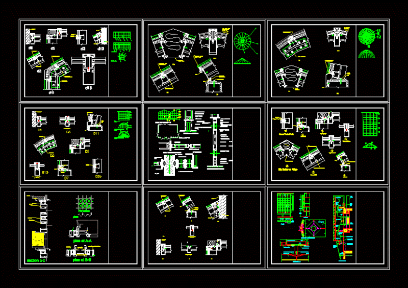 Aluminium Details DWG Detail for AutoCAD