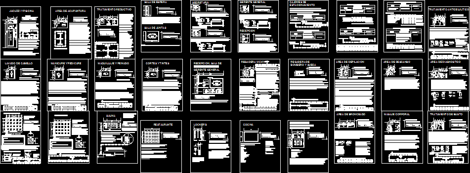 31 spa 2d dwg blocks for autocad • designs cad