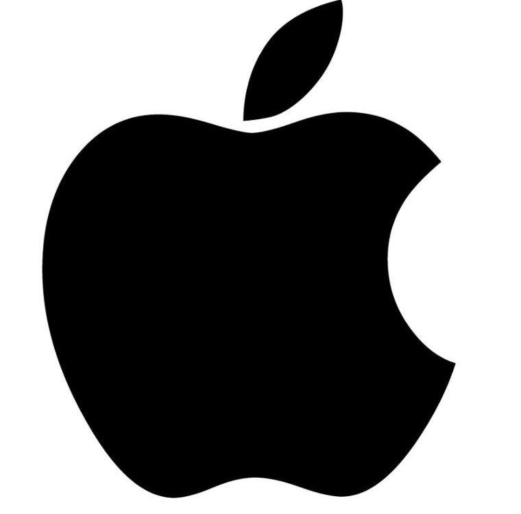 Apple Logo 2D BMP Graphics Graphics • Designs CAD