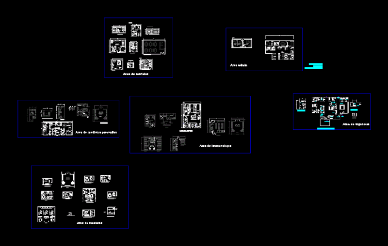 Areas Of Family Medicine Unit DWG Block for AutoCAD