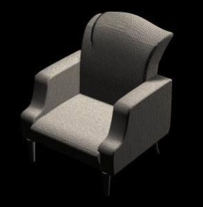 Armchair 3D MAX Model for 3D Studio Max