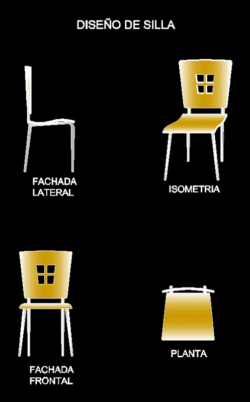 Arm Chair DWG Detail for AutoCAD