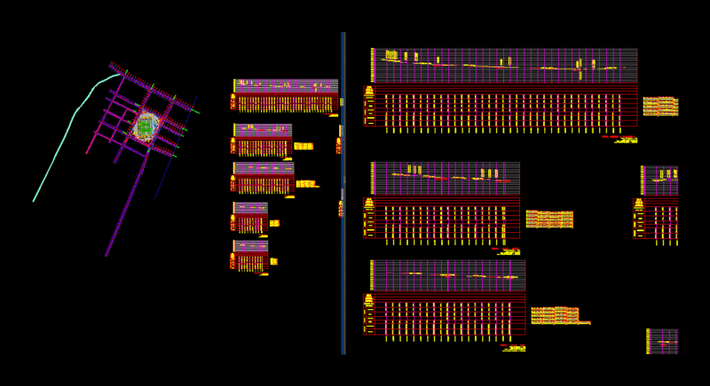 A Road System Flush DWG Block for AutoCAD