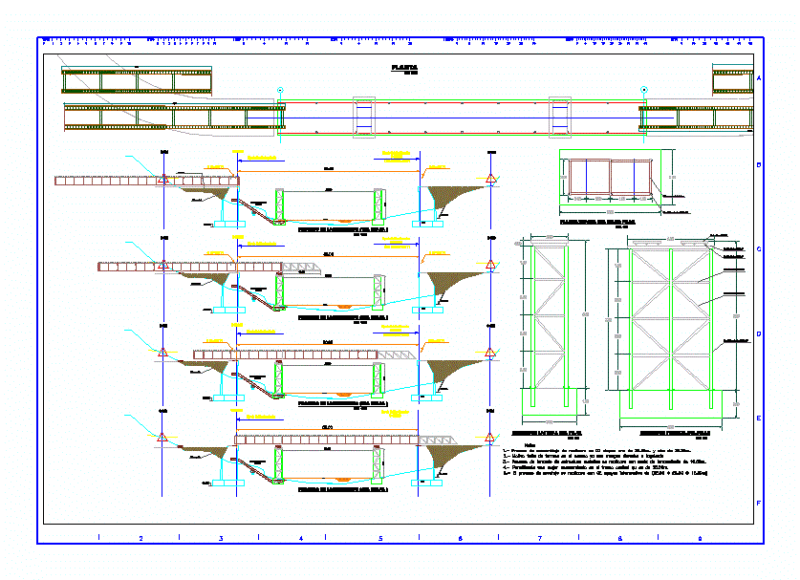 Assembly Launch Bridge DWG Block for AutoCAD
