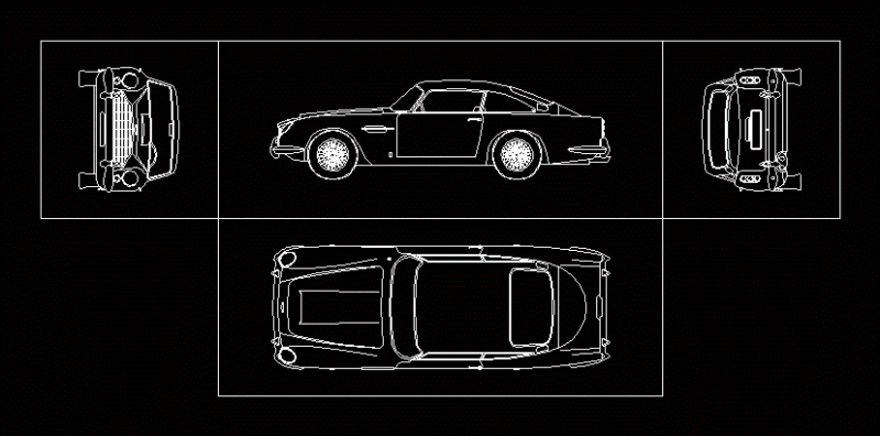 Aston Martin Db5 1963 DWG Block for AutoCAD