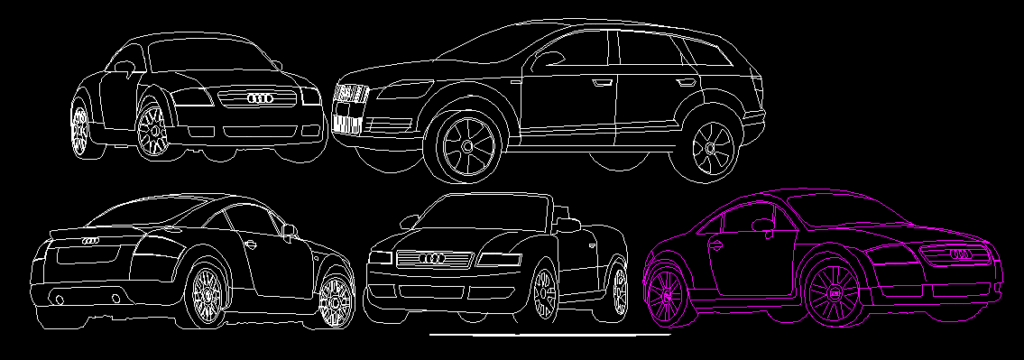Audi DWG Block for AutoCAD