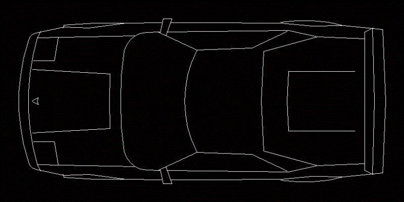 Auto Sport – Drawing Top View 2D DWG Block for AutoCAD