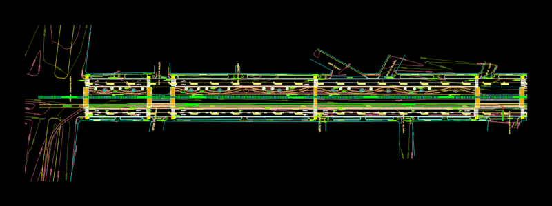 Av Railway Plant DWG Detail for AutoCAD