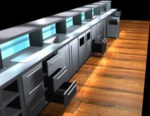 Bar Counter Furniture 3D MAX Model for 3D Studio Max