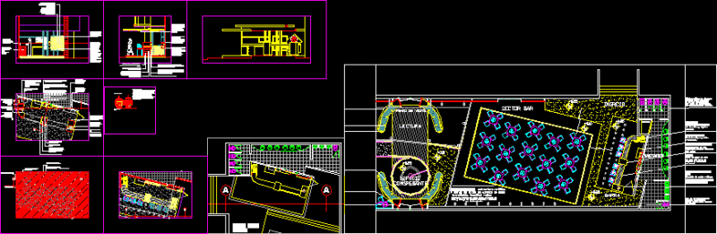 Bar Of Bar DWG Block for AutoCAD