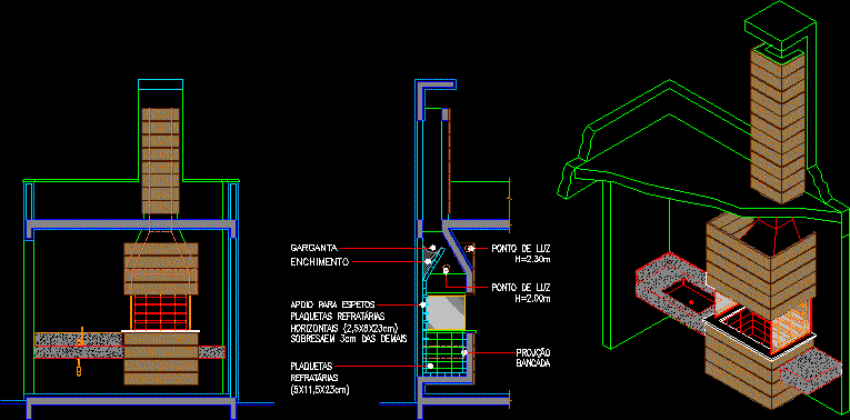 Barbecue - Spit DWG Block for AutoCAD â€¢ Designs CAD