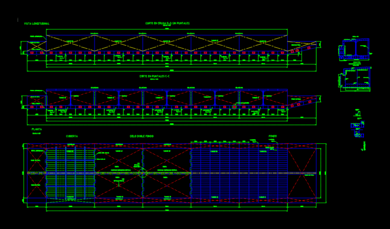 Barge L9000 DWG Block for AutoCAD