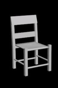Barragan Chair 3D 3DS Model for 3D Studio Max