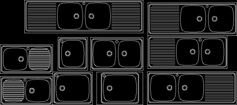 Bathroom Furniture DWG Block for AutoCAD