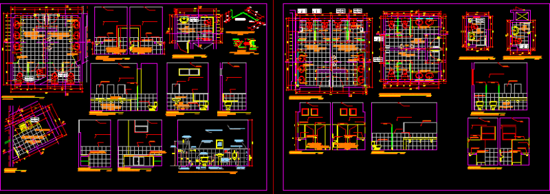 Bathroom Details DWG Detail for AutoCAD