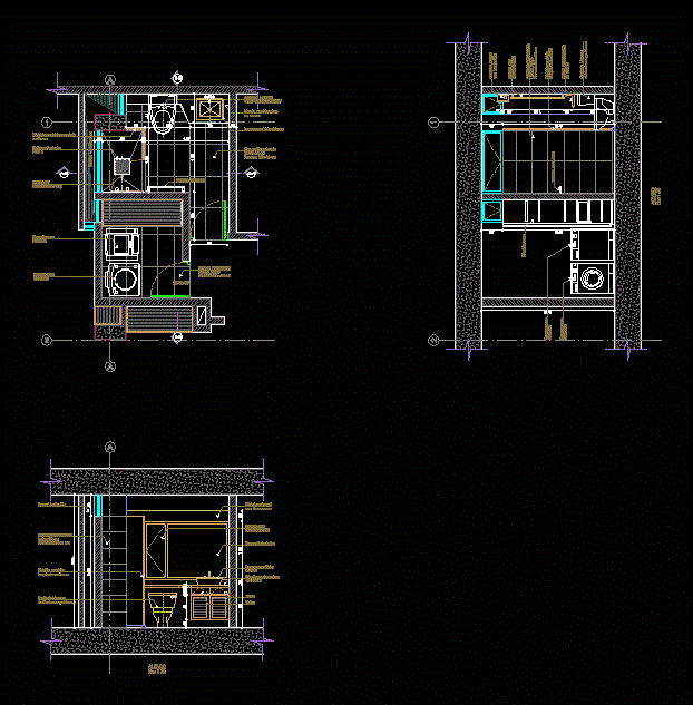 Bathroom - Laundry DWG Plan for AutoCAD • Designs CAD