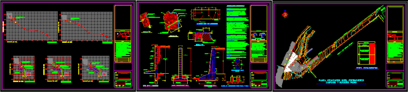 Batter Details DWG Detail for AutoCAD