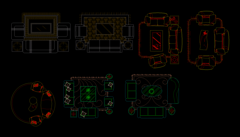 Being Several 2D DWG Block for AutoCAD