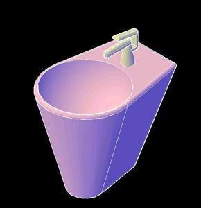 Bidet 3D DWG Model for AutoCAD