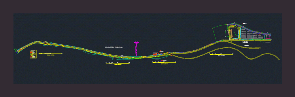 Bikeways DWG Block for AutoCAD