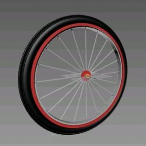 Bike Wheel 3D MAX Model for 3D Studio Max