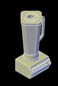 Blender 3D DWG Model for AutoCAD