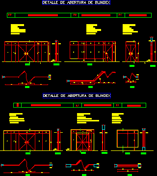 Blindex Door DWG Block for AutoCAD • Designs CAD