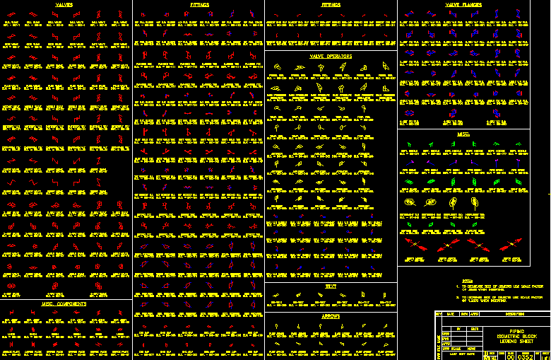 Block Of Isometric Drawing Symbols DWG Block for AutoCAD • Designs CAD