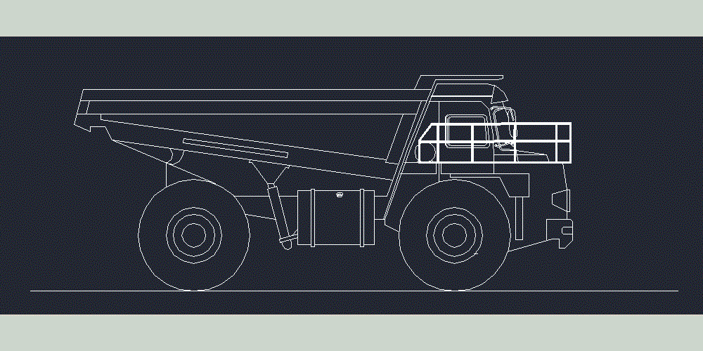 Block Dumper Truck Dwg Elevation For Autocad Designs Cad