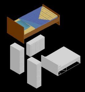 Block Collection Blocks Collection 3D DWG Model for AutoCAD | DesignsCAD