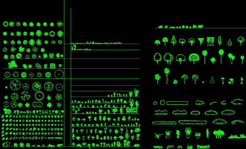 Blocks Of Trees DWG Block for AutoCAD
