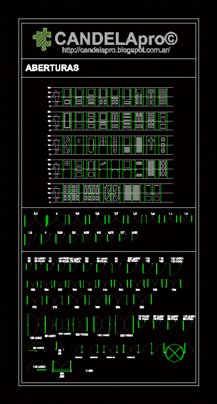 Blocks Doors DWG Plan for AutoCAD