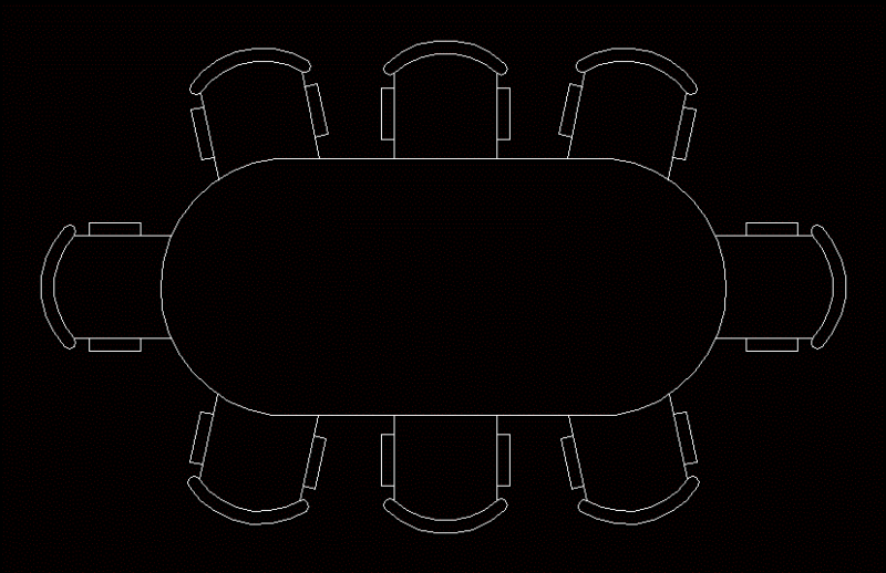 Block Table DWG Block for AutoCAD