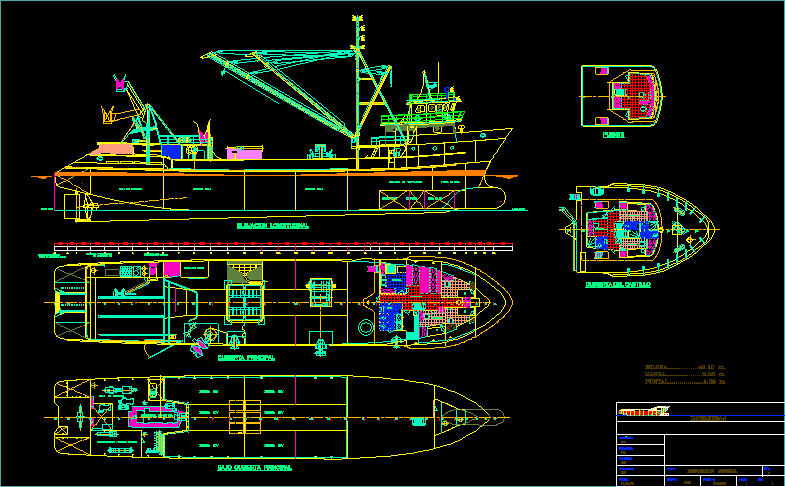 Boat DWG Block for AutoCAD • Designs CAD