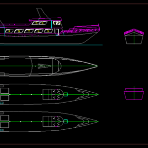 Boat - Ship DWG Block for AutoCAD | Designs CAD