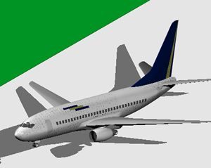 Boeing 737-300 Next Generation DWG Block for AutoCAD