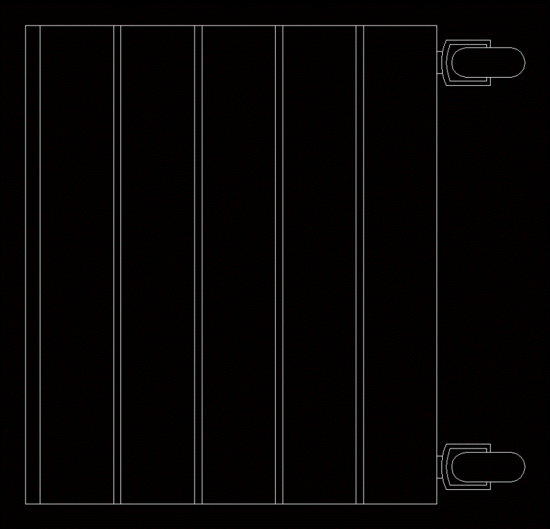 Box With Wheels DWG Block for AutoCAD