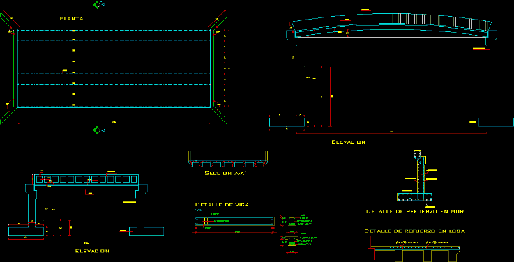 Bridge, 20 M, Dominican Republic DWG Block for AutoCAD ... diagram of the modern telephone 