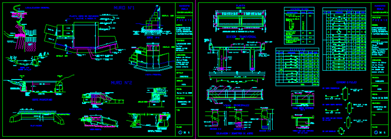 Bridge DWG Detail for AutoCAD