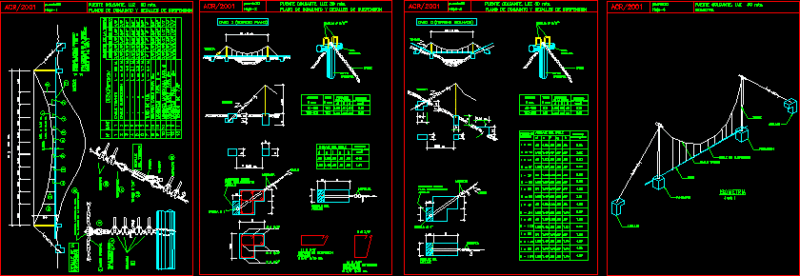 Bridge DWG Block for AutoCAD