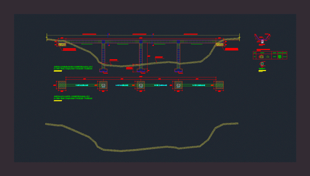 Bridge DWG Block for AutoCAD