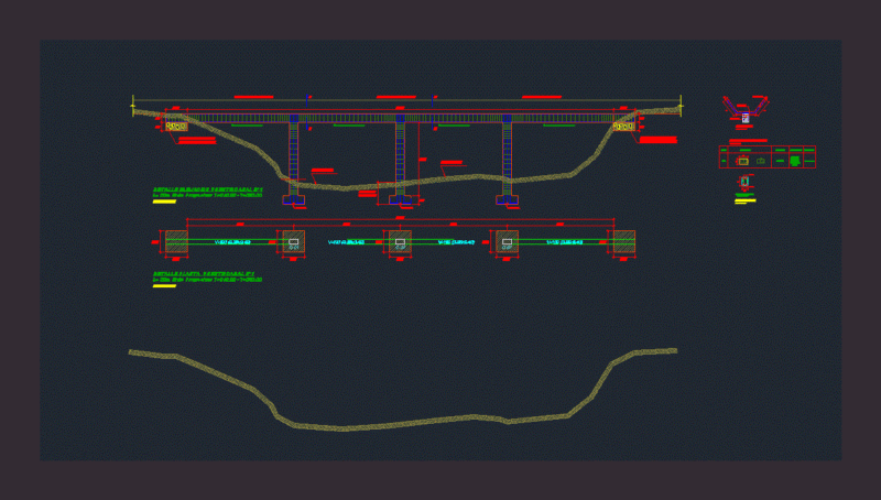 Bridge DWG Block for AutoCAD