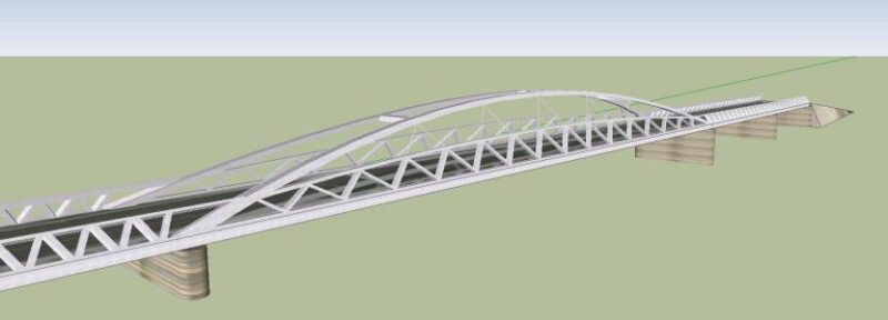 Bridge 3D SKP Model for SketchUp