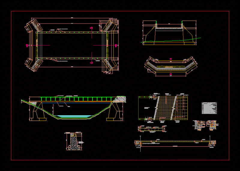 Bridge DWG Detail for AutoCAD