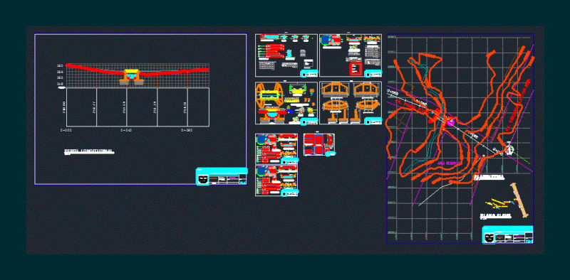 Bridge Carrozable DWG Detail for AutoCAD